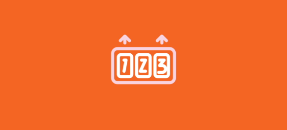 Animated odometer icon