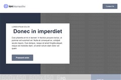 Boxed Grid Content Hub template preview