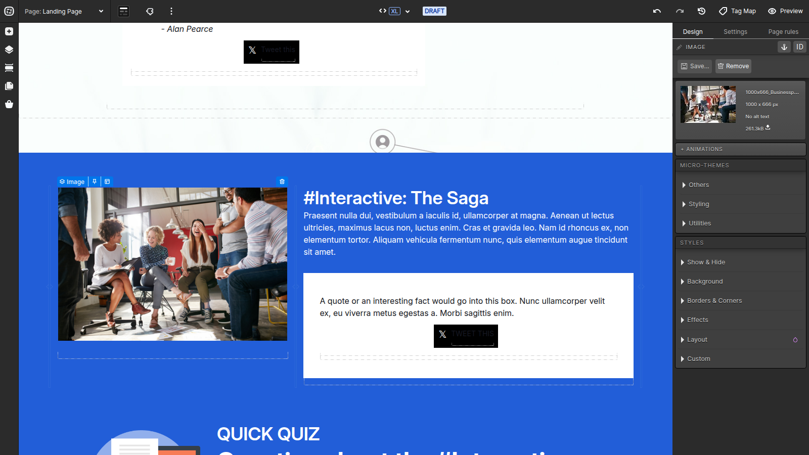 Select an image in the current Ion image library