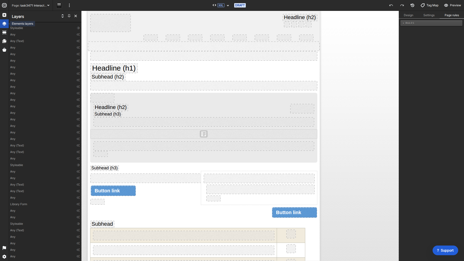 Current Creative Studio Layers panel