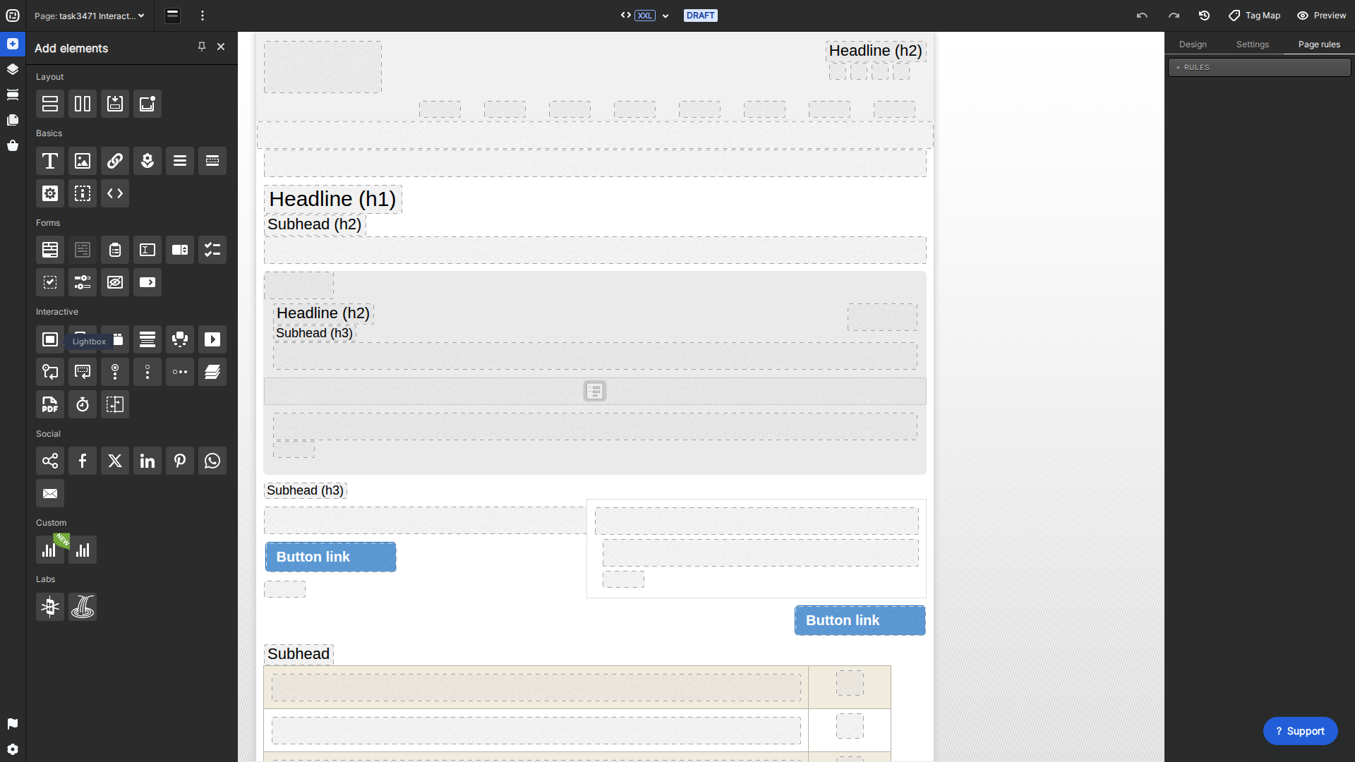 Current Creative Studio Lightbox interactive tool