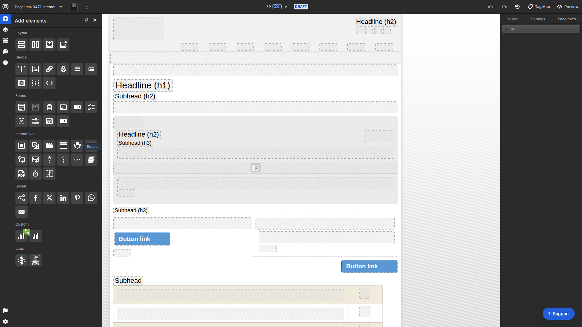Current Creative Studio Rotator interactive tool