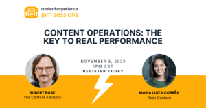 Content Experience Jam Session Robert Rose